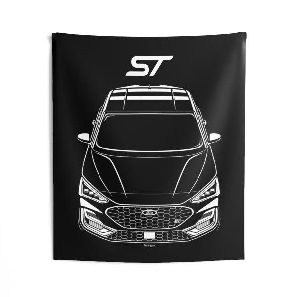 Ford Focus ST 2022-2024 Tapestry 50 x 60 inch by Auto Art Apparel