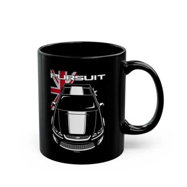 Ford FPV Pursuit UTE White Stripe Mug - Australia Flag Coffee Mug 11 oz by Auto Art Apparel
