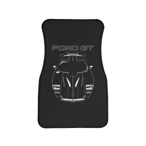 Ford GT 2005-2006 Black Stripes Car Mat Front Carpet Floor Mats by Auto Art Apparel