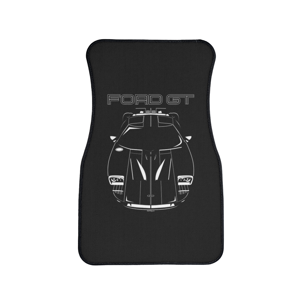 Ford GT 2005-2006 Black Stripes Car Mat Front Carpet Floor Mats by Auto Art Apparel