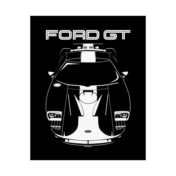 Ford GT 2005-2006 Gulf Edition Poster 16 x 20 inch by Auto Art Apparel