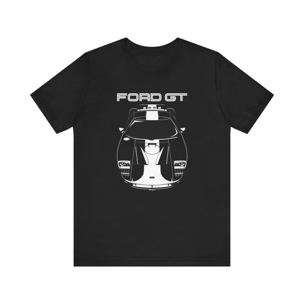 Ford GT 2005-2006 Gulf Edition T-shirt Black by Auto Art Apparel