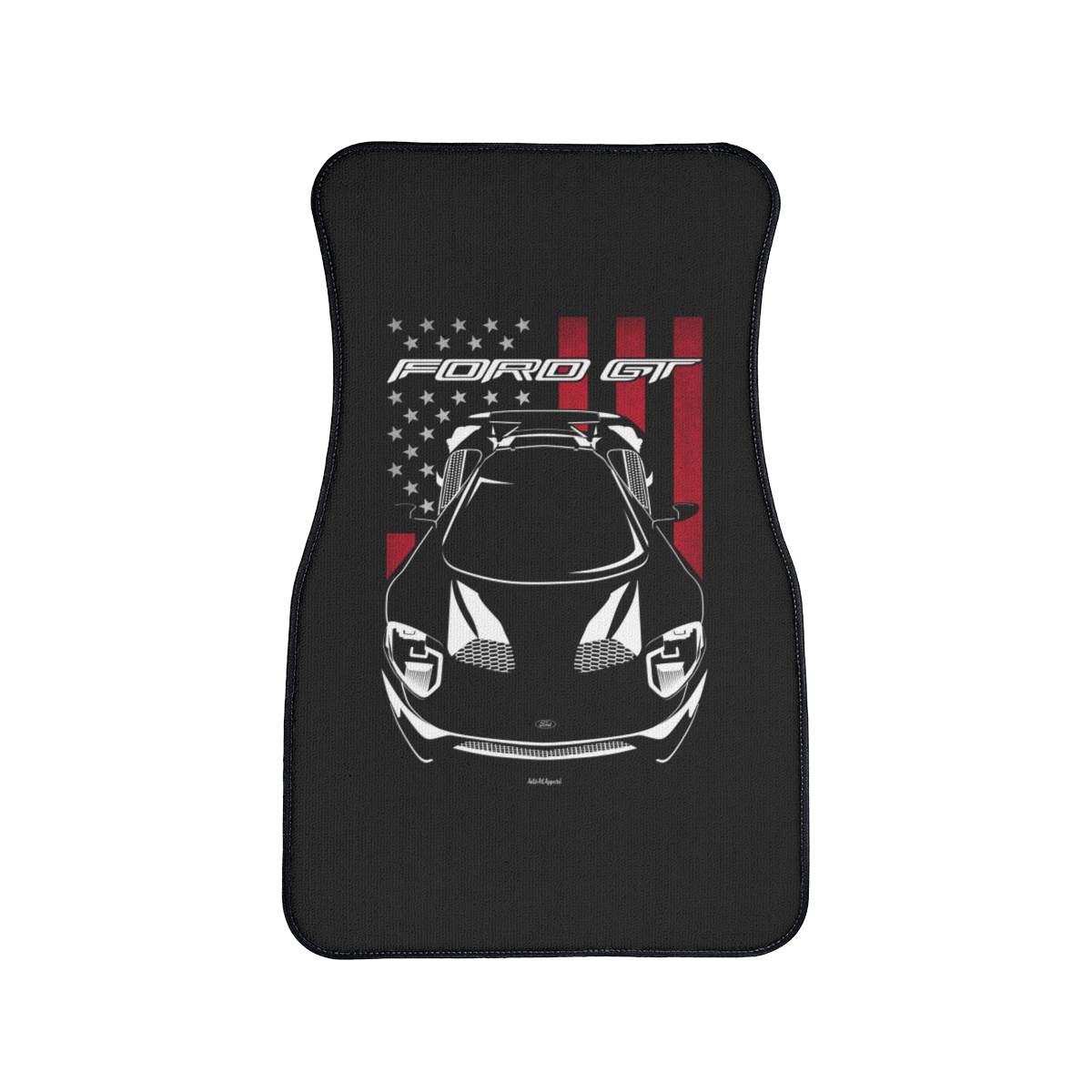 Ford GT 2017-2022 Car Mat - US Flag Floor Mats Front Carpet Floor Mats by Auto Art Apparel