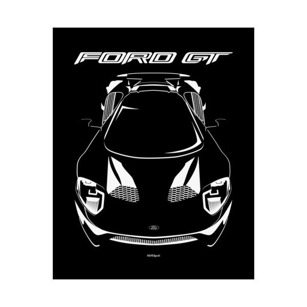 Ford GT 2017-2022 Poster 16 x 20 inch by Auto Art Apparel