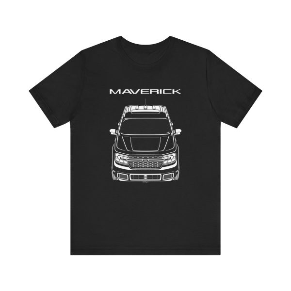Ford Maverick 2022-2024 T-shirt Black by Auto Art Apparel