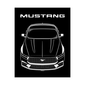 Ford Mustang 2024 Poster 16 x 20 inch by Auto Art Apparel