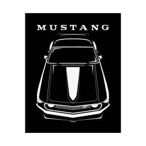 Ford Mustang Boss 1969 Poster 16 x 20 inch by Auto Art Apparel