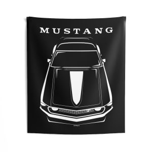Ford Mustang Boss 1969 Tapestry 50 x 60 inch by Auto Art Apparel