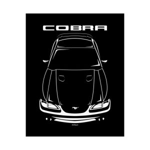 Ford Mustang Cobra 1994-1998 Poster 16 x 20 inch by Auto Art Apparel