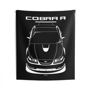 Ford Mustang Cobra R 2000 Tapestry 50 x 60 inch by Auto Art Apparel