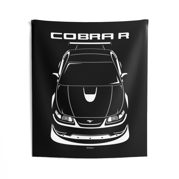 Ford Mustang Cobra R 2000 Tapestry 50 x 60 inch by Auto Art Apparel
