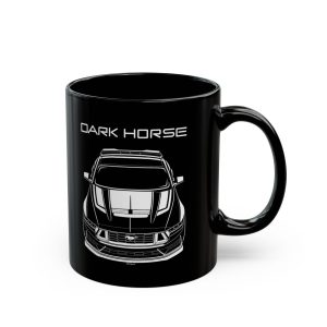 Ford Mustang Dark Horse 2024 Mug 11 oz by Auto Art Apparel
