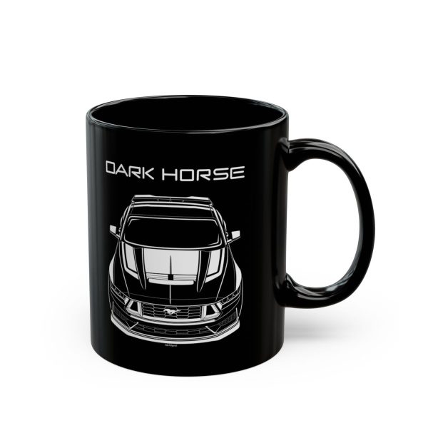 Ford Mustang Dark Horse 2024 Mug 11 oz by Auto Art Apparel