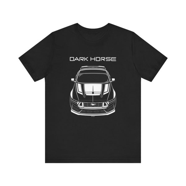 Ford Mustang Dark Horse 2024 T-shirt Black by Auto Art Apparel