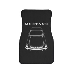 Ford Mustang Fastback 1966 Car Mat Front Carpet Floor Mats by Auto Art Apparel