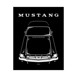 Ford Mustang Fastback 1966 Poster 16 x 20 inch by Auto Art Apparel
