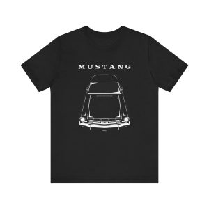 Ford Mustang Fastback 1966 T-shirt Black by Auto Art Apparel