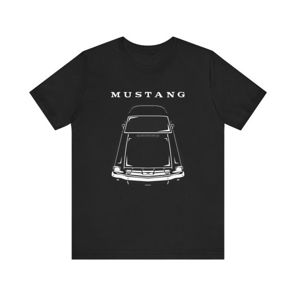 Ford Mustang Fastback 1966 T-shirt Black by Auto Art Apparel