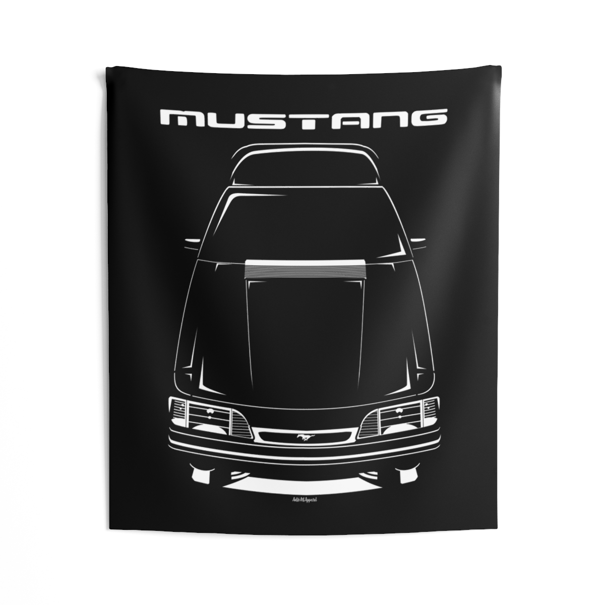 Ford Mustang Fox 1987-1993 Tapestry 50 x 60 inch by Auto Art Apparel