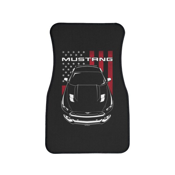 Ford Mustang GT S550 2015-2017 Car Mat - US Flag Floor Mats Front Carpet Floor Mats by Auto Art Apparel