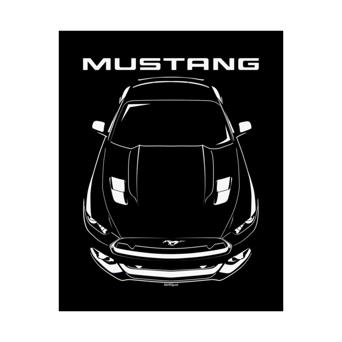 Ford Mustang GT S550 2015-2017 Poster 16 x 20 inch by Auto Art Apparel