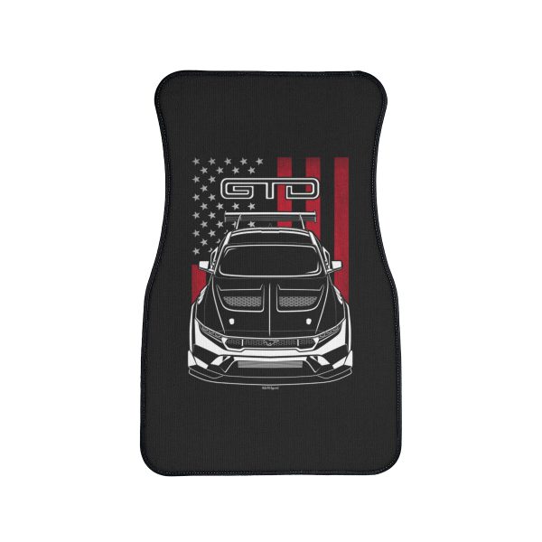 Ford Mustang GTD 2025 Car Mat - US Flag Floor Mats Front Carpet Floor Mats by Auto Art Apparel