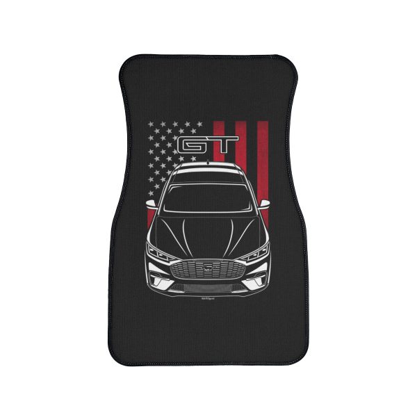 Ford Mustang Mach E GT 2021-2023 Car Mat - US Flag Floor Mats Front Carpet Floor Mats by Auto Art Apparel