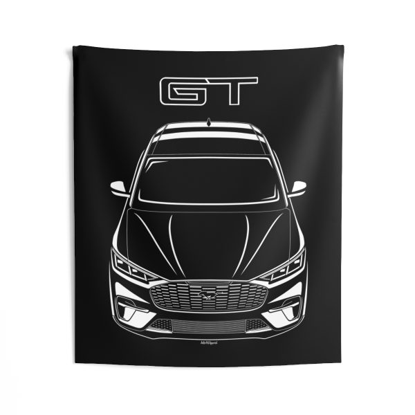 Ford Mustang Mach E GT 2021-2023 Tapestry 50 x 60 inch by Auto Art Apparel