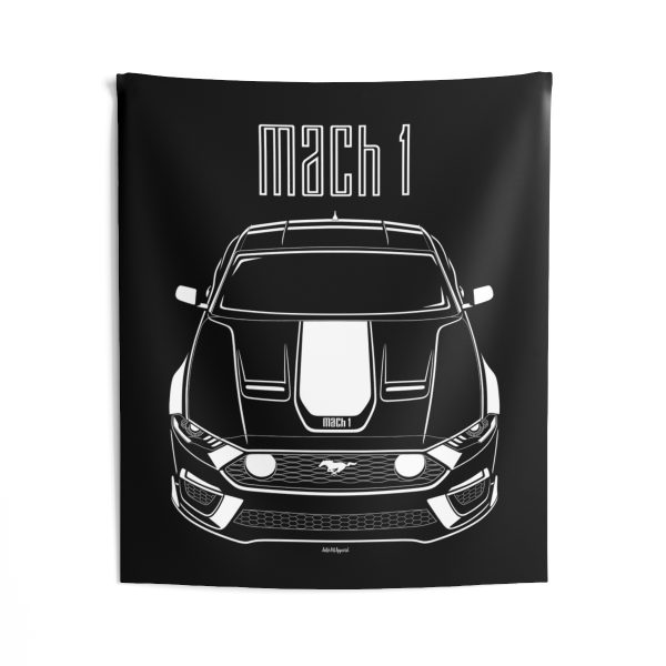 Ford Mustang Mach1 2021-2023 Tapestry 50 x 60 inch by Auto Art Apparel