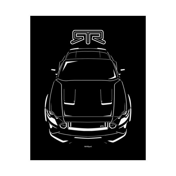 Ford Mustang RTR Spec 5 2018-2023 Poster 16 x 20 inch by Auto Art Apparel
