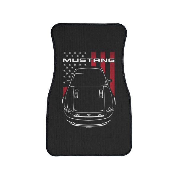 Ford Mustang S197 2013-2014 Car Mat - US Flag Floor Mats Front Carpet Floor Mats by Auto Art Apparel