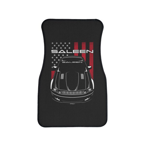 Ford Mustang Saleen 2005-2009 Car Mat - US Flag Floor Mats Front Carpet Floor Mats by Auto Art Apparel
