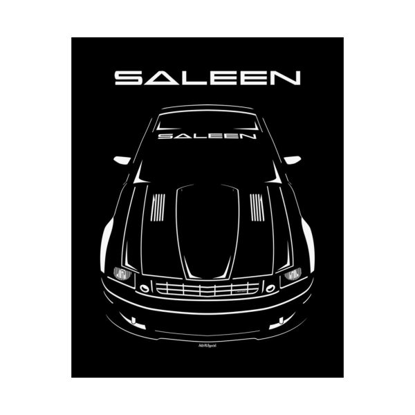 Ford Mustang Saleen 2005-2009 Poster 16 x 20 inch by Auto Art Apparel
