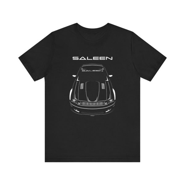 Ford Mustang Saleen 2005-2009 T-shirt Black by Auto Art Apparel