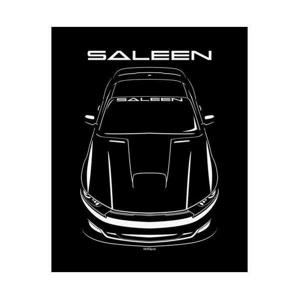 Ford Mustang Saleen S302 2015-2017 Poster 16 x 20 inch by Auto Art Apparel