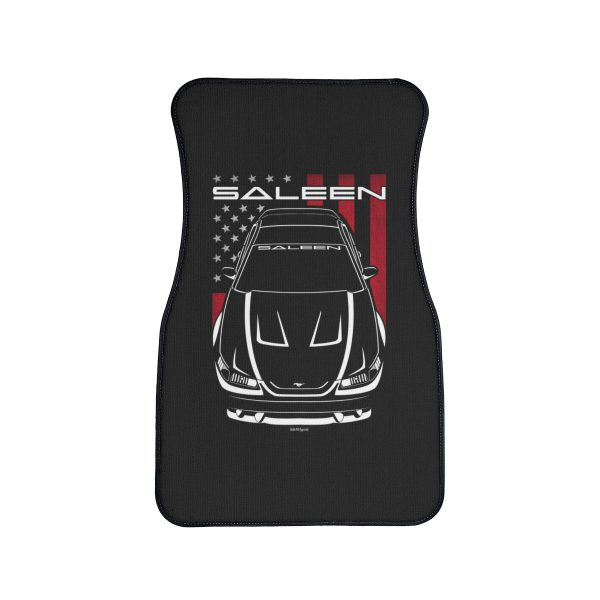 Ford Mustang Saleen SN95 1999-2004 Car Mat - US Flag Floor Mats Front Carpet Floor Mats by Auto Art Apparel