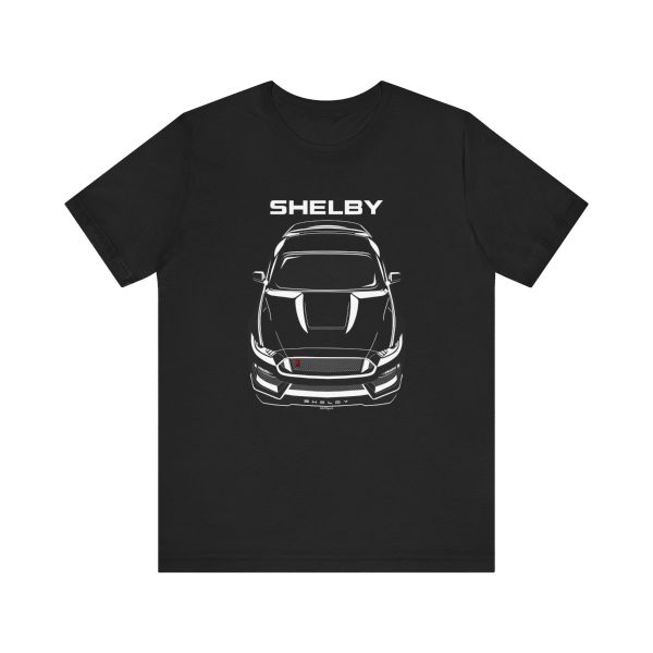 Ford Mustang Shelby GT350R 2015-2020 T-shirt Black by Auto Art Apparel