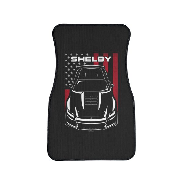Ford Mustang Shelby GT500 2020-2022 Car Mat - US Flag Floor Mats Front Carpet Floor Mats by Auto Art Apparel