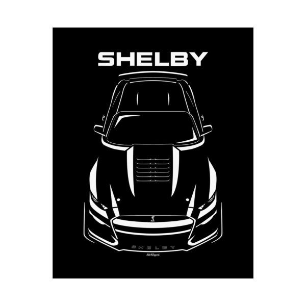 Ford Mustang Shelby GT500 2020-2022 Poster 16 x 20 inch by Auto Art Apparel