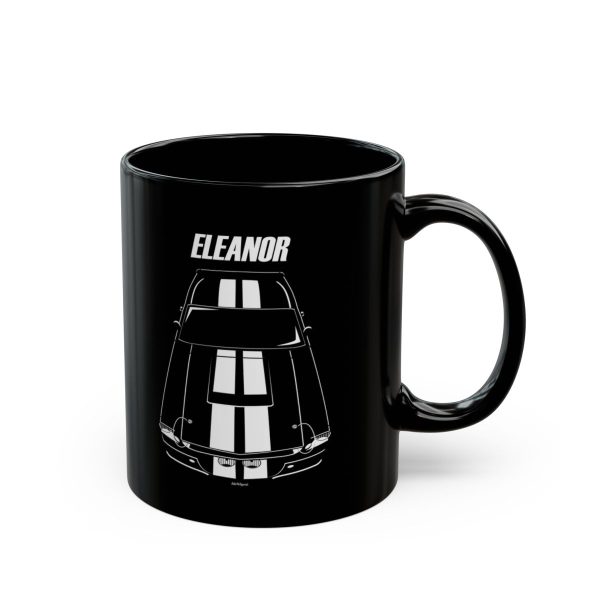 Ford Mustang Shelby GT500 Eleanor 1967 White Stripes Mug 11 oz by Auto Art Apparel