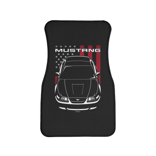 Ford Mustang SN95 1999-2004 Car Mat - US Flag Floor Mats Front Carpet Floor Mats by Auto Art Apparel