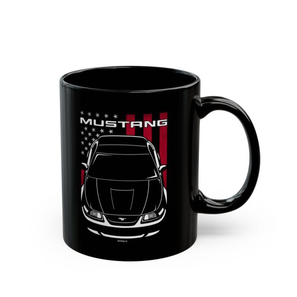 Ford Mustang SN95 1999-2004 Mug - US Flag Coffee Mug 11 oz by Auto Art Apparel