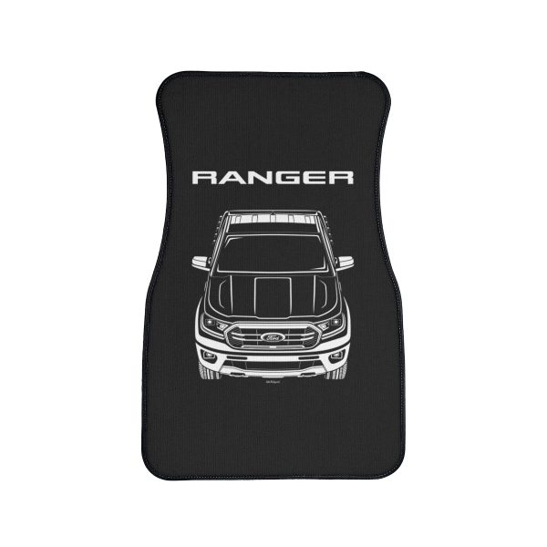 Ford Ranger 2019-2022 Car Mat Front Carpet Floor Mats by Auto Art Apparel