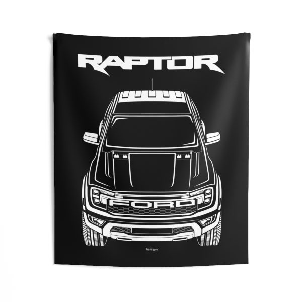 Ford Ranger Raptor 2023-2024 Tapestry 50 x 60 inch by Auto Art Apparel