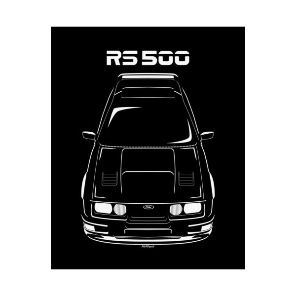 Ford Sierra Cosworth RS500 1987-1992 Poster 16 x 20 inch by Auto Art Apparel
