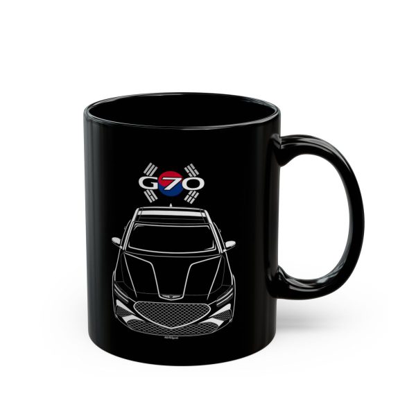 Genesis G70 2022-2024 Mug - Korea Flag Coffee Mug 11 oz by Auto Art Apparel