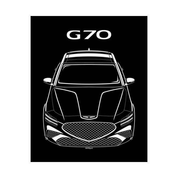Genesis G70 2022-2024 Poster 16 x 20 inch by Auto Art Apparel