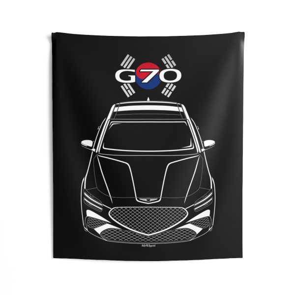 Genesis G70 2022-2024 Tapestry - Korea Flag Wall Art 50 x 60 inch by Auto Art Apparel