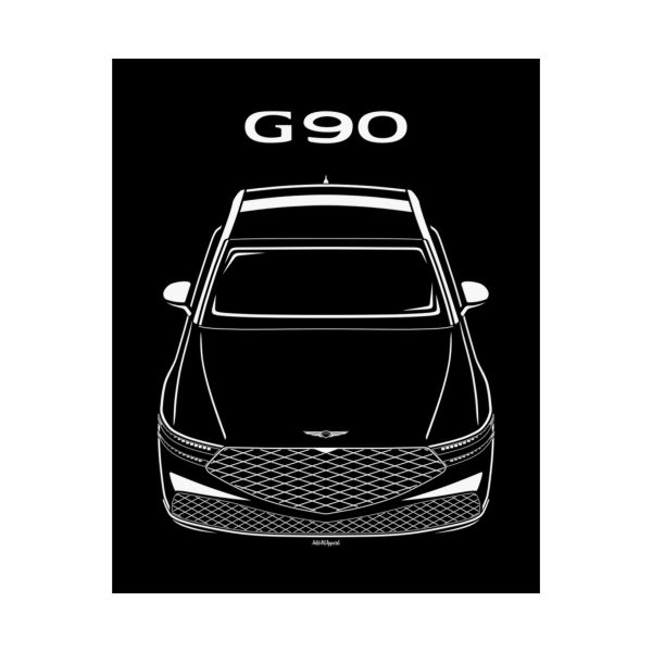 Genesis G90 2023-2025 Poster 16 x 20 inch by Auto Art Apparel