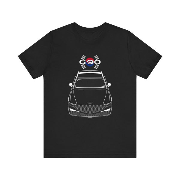 Genesis G90 2023-2025 T-shirt - Korea Flag Shirt by Auto Art Apparel